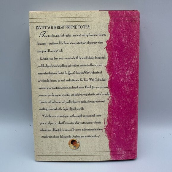 Tea Time With God By Honor Books 1996 2nd Printing Hardcover Devotional Book - Picture 2 of 3